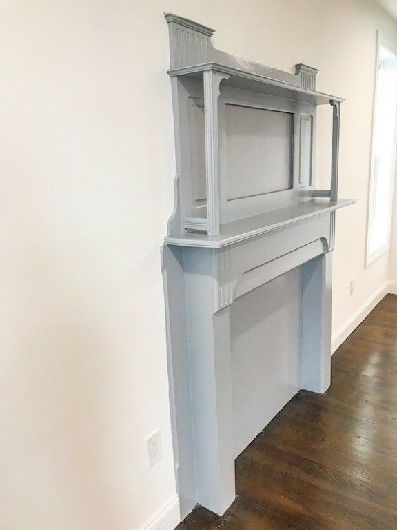 161 Bayview fire place