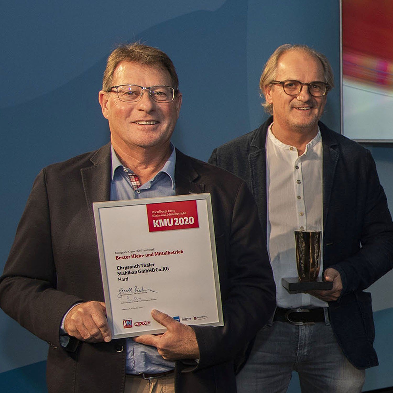 KMU 2020: Gewinner Kategorie Gewerbe/Handwerk: Chrysanth Thaler Stahlbau GmbH&Co.KG