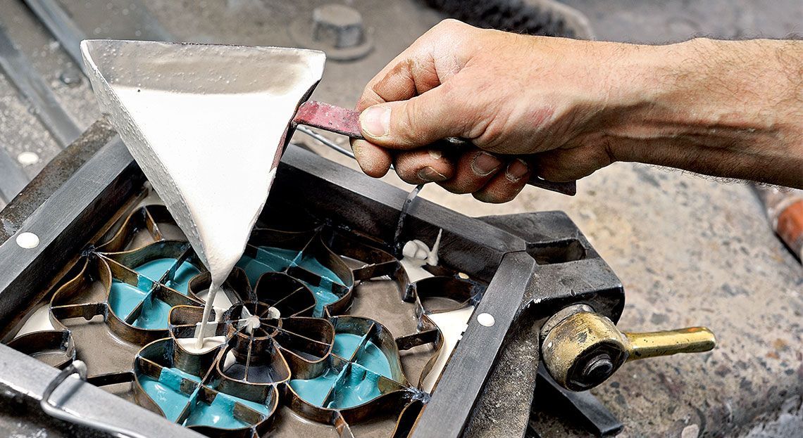 fabrication cements tiles