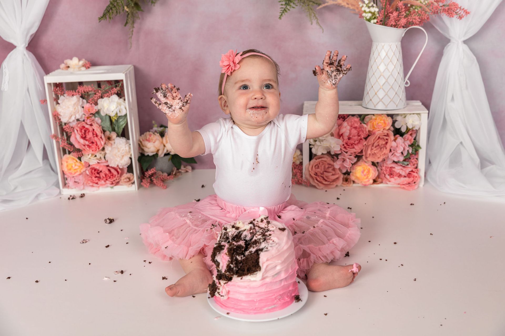 Crystal Justine Photography - cake smash photography