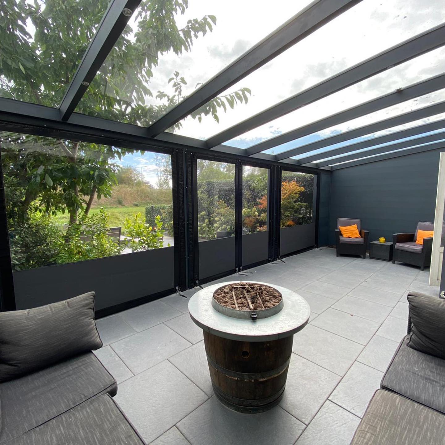 tuinkamer van binnen