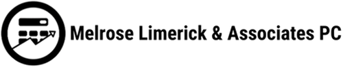 Melrose Limerick & Associates PC logo with a black circular icon and text.
