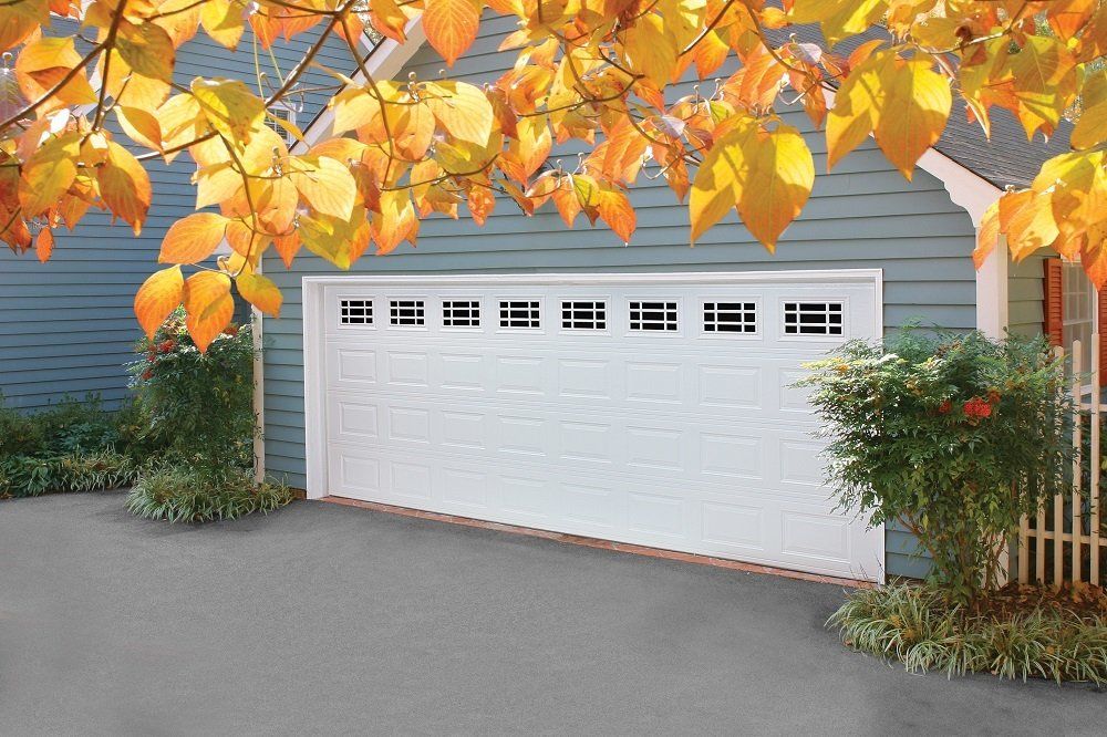 Garage Door Replacement — Newly Replaced Garage Door in Spring Lake Park, MN