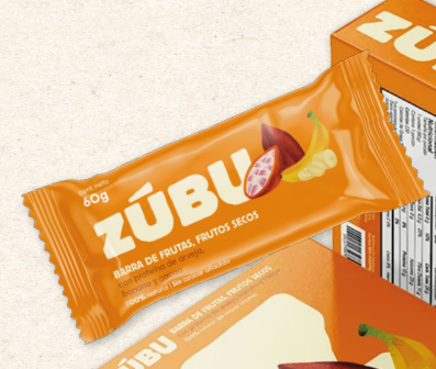 Barra de Proteína de arveja, banano y cacao