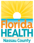Florida Heath for Nassau County Logo