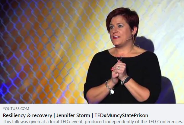 External Link: YouTube video about the resiliency of Jennifer Storm