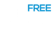 The word "FREE" in blue sans-serif capital letters against a white background.