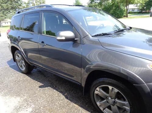 Dented Car Door After Repair — Gardiner, ME — Daniel's Auto Body