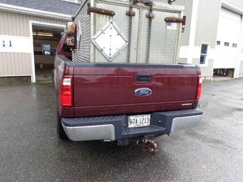 Repaired Rear Part Of Truck — Gardiner, ME — Daniel's Auto Body