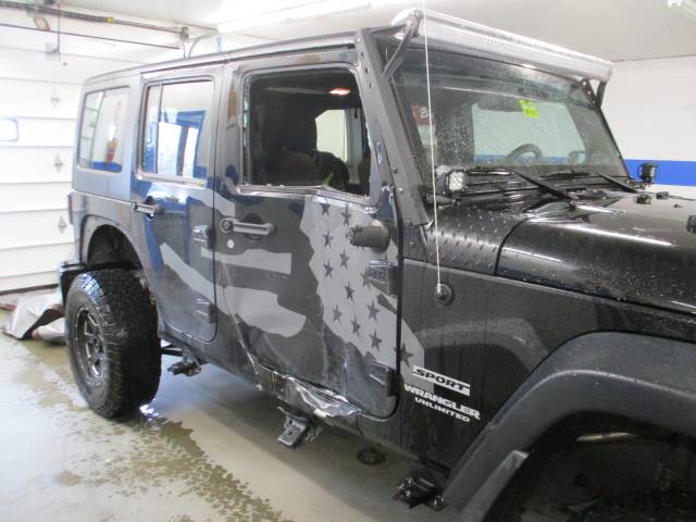 Dented Truck Door — Gardiner, ME — Daniel's Auto Body