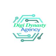 A logo for a digital dynasty agency with a circuit board in the middle.