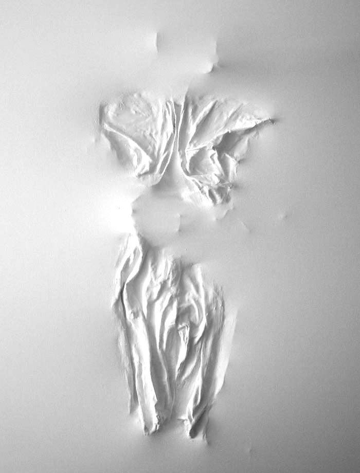 designer series, white relief by Lorna Flanagan