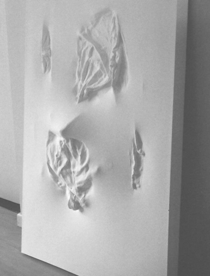 designer series, white relief by Lorna Flanagan