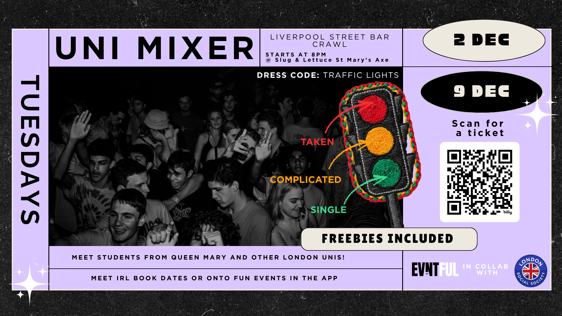 evntful uni bar crawl, uni bar crawl london, london student events, london events for students