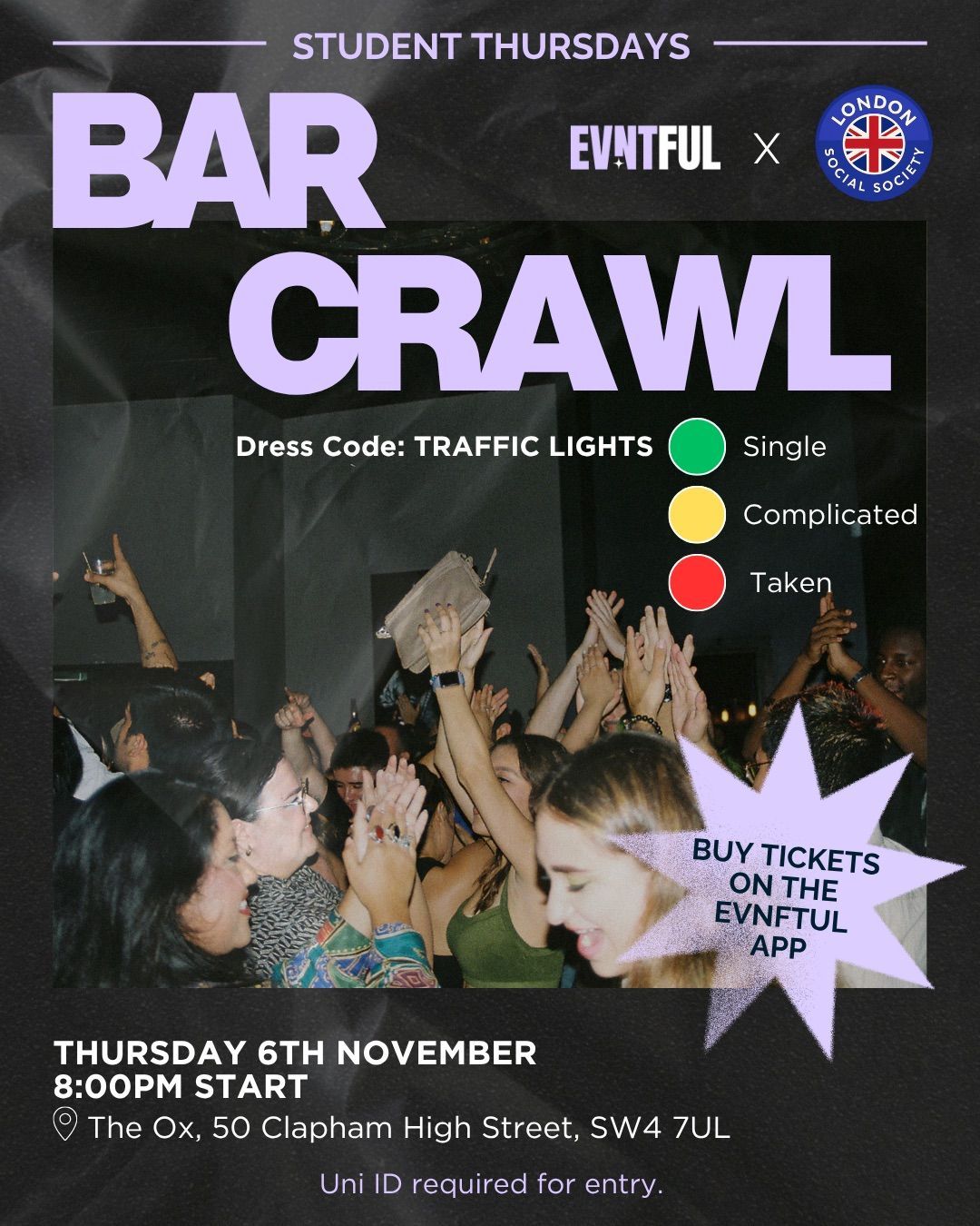 bar crawl, student mixer, london bra crawl, evntful, evntful events, evntfuldating, how to make friends london