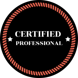 Certified professional badge