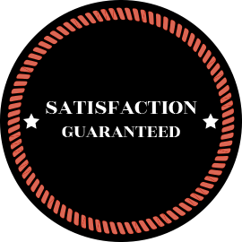 Satisfaction guaranteed badge