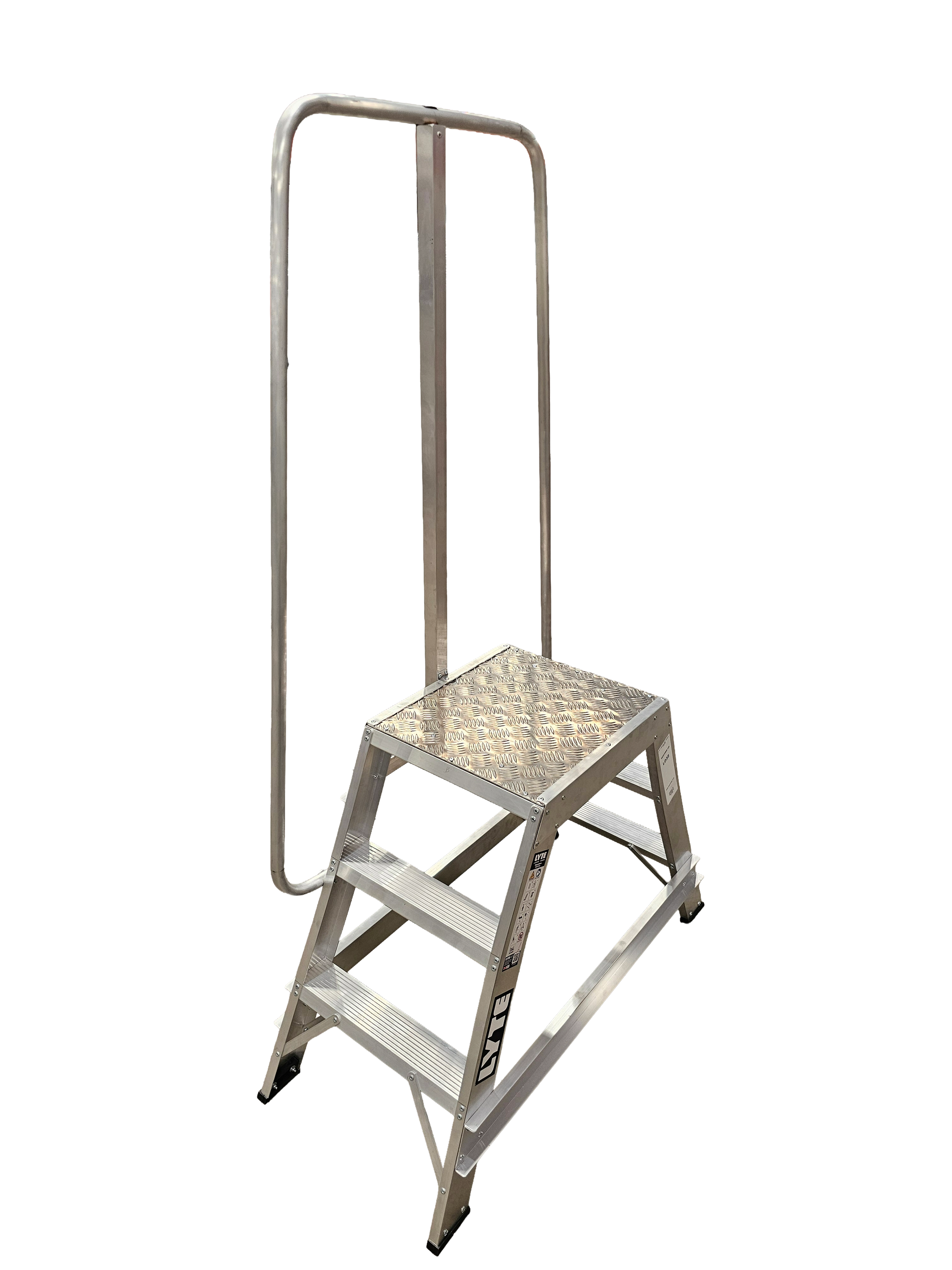 A ladder with the words `` coming soon '' written on it.
