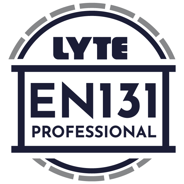 A logo for lyte en131 professional is shown on a white background.