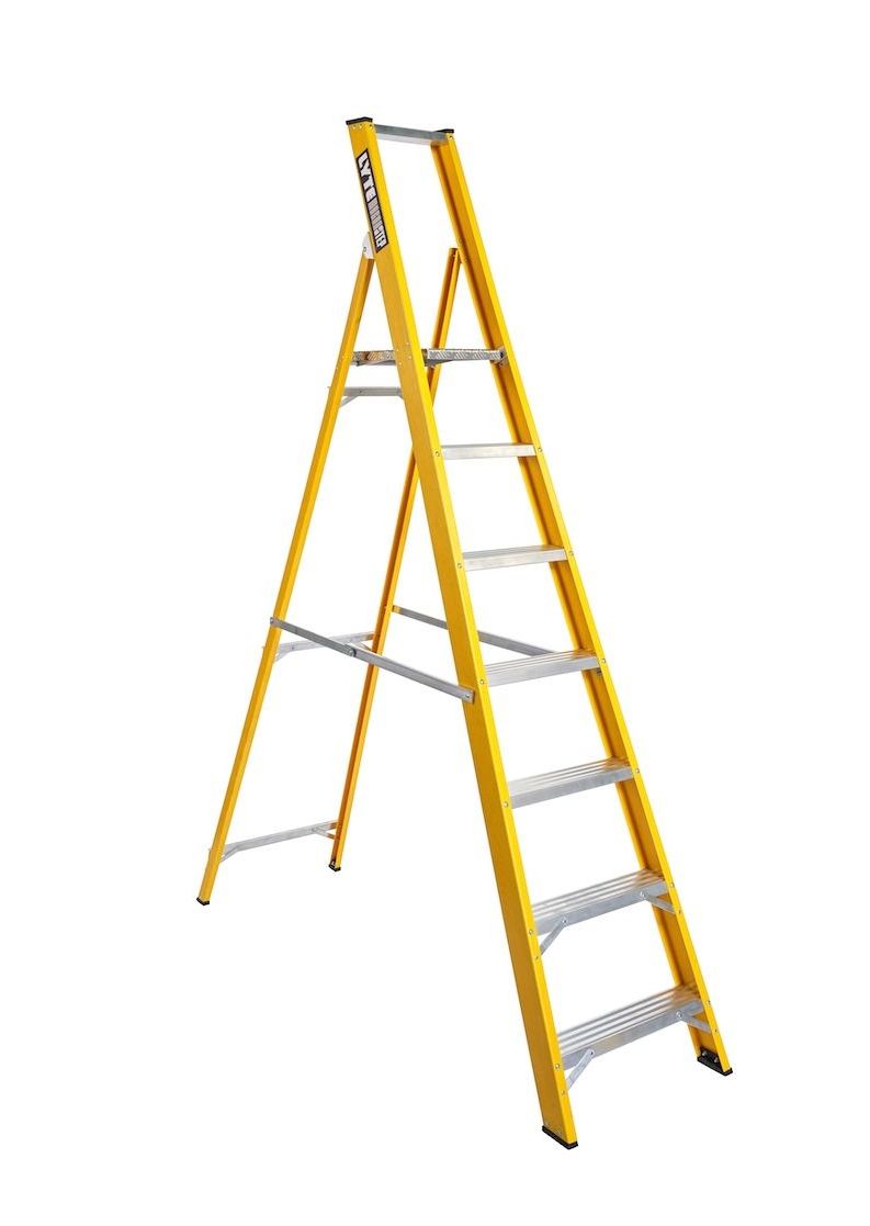 NGFBPM MagnaStep Glassfibre Platform Step Ladders 