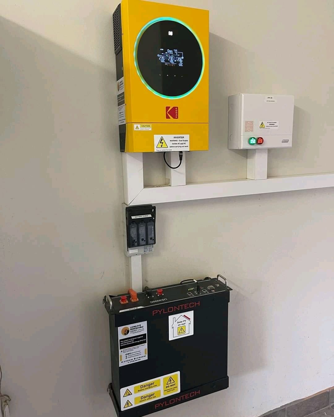 Electrical distribution boards and solar batteries