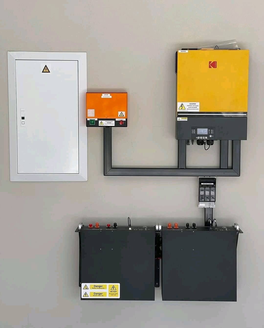 Electrical distribution boards and solar batteries