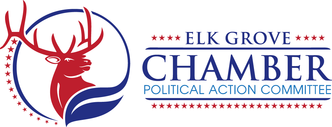The elk grove chamber political action committee logo