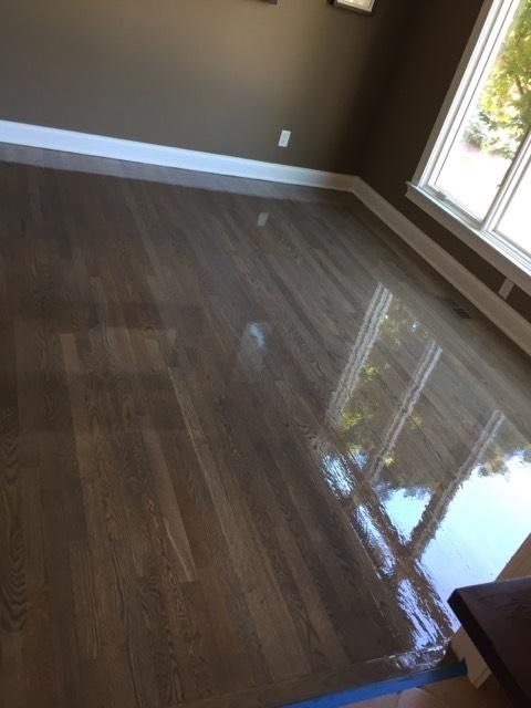 Home Improvement — Newly Installed Hardwood Waxing in Greenfield, IN