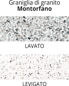graniglia di marmo Montorfano - lavato o levigato