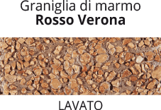 Roter Marmor Granulat Verona