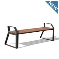 Panchina bench without backrest