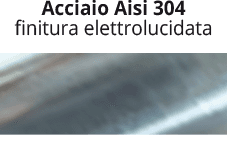 Stahl AISI 304 - elektropolierte Oberfläche Stahl AISI 304 - elektropolierte Oberfläche