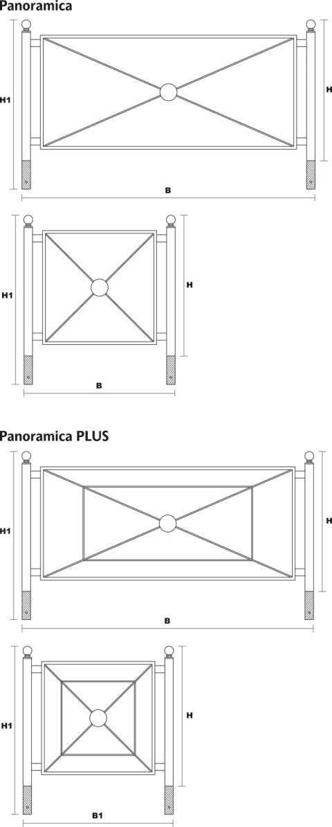 Diseño barrera Panorámica 60