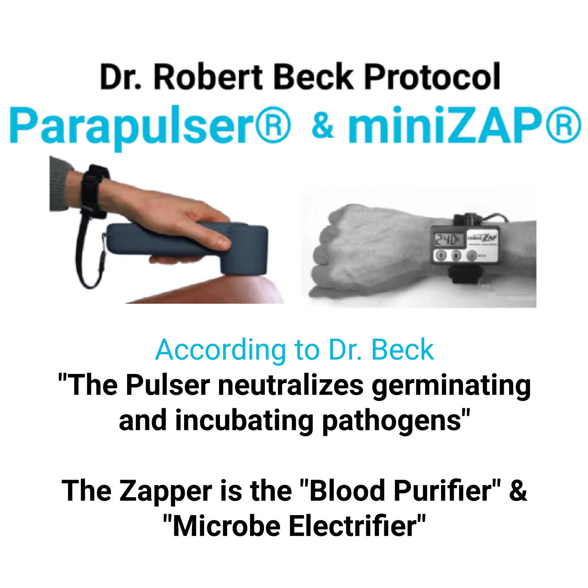 Parapulser miniZap are the best Dr Beck protocol pulser and zapper