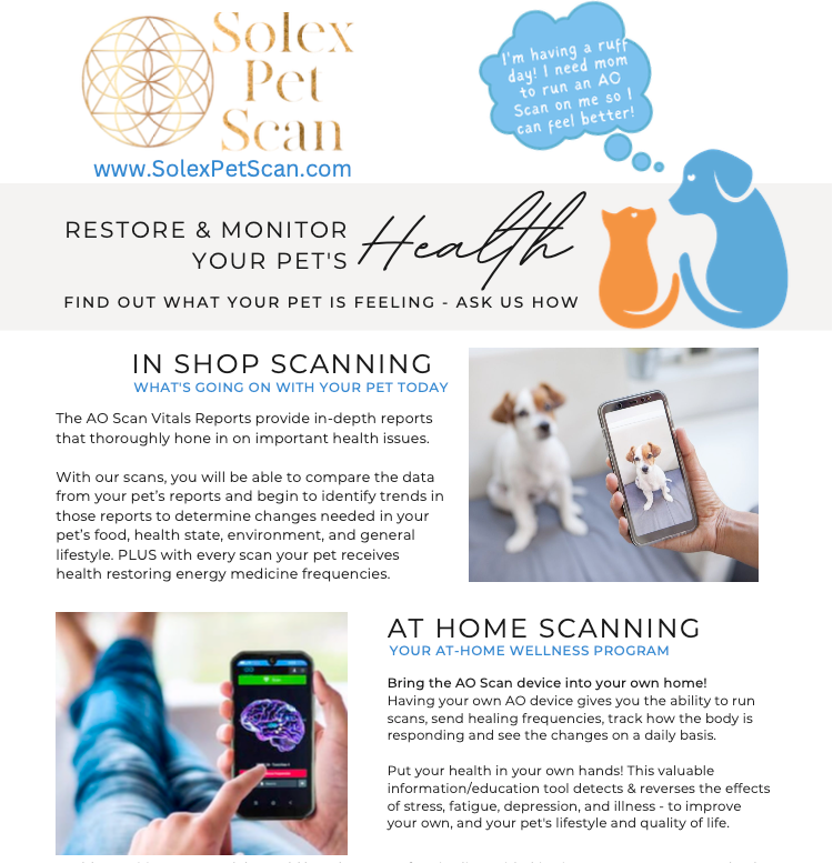 Solex Pet Scan - Restore Your Pet's Health
