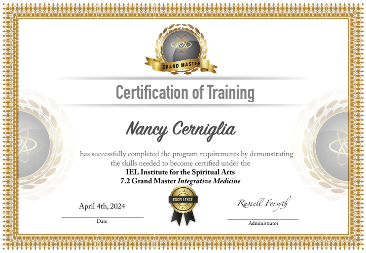 Integrative Medicine Certification Nancy Cerniglia