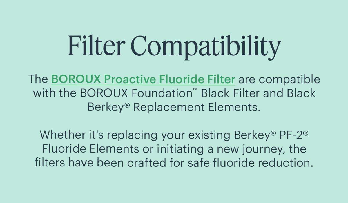 Boroux Water filtration