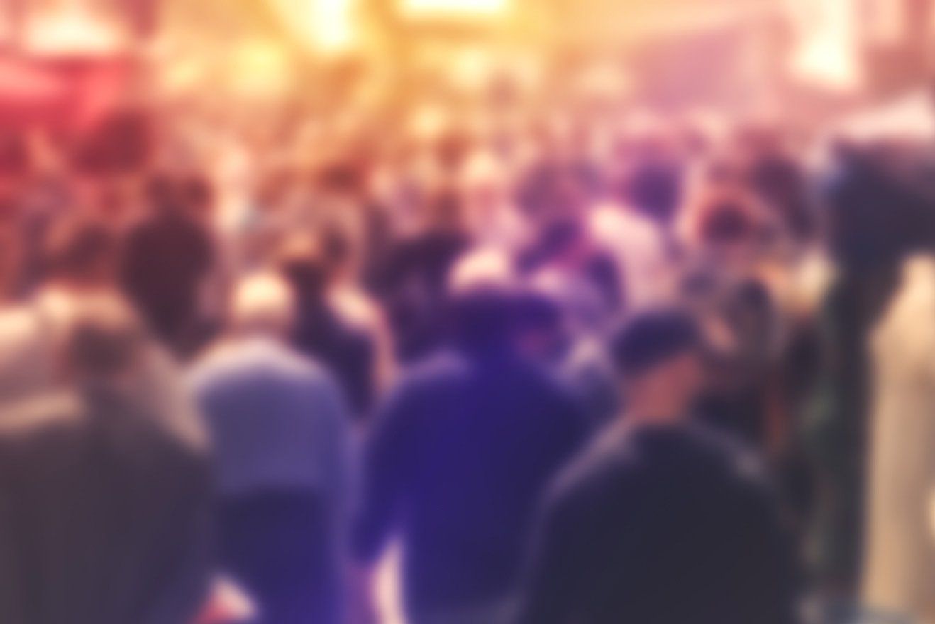 Blurred image of crowd