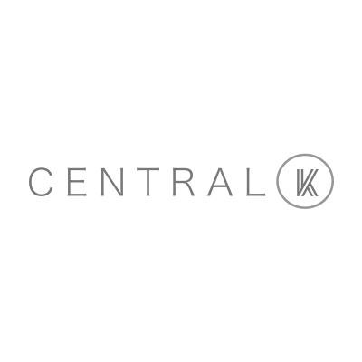 the logo for central k is on a white background .