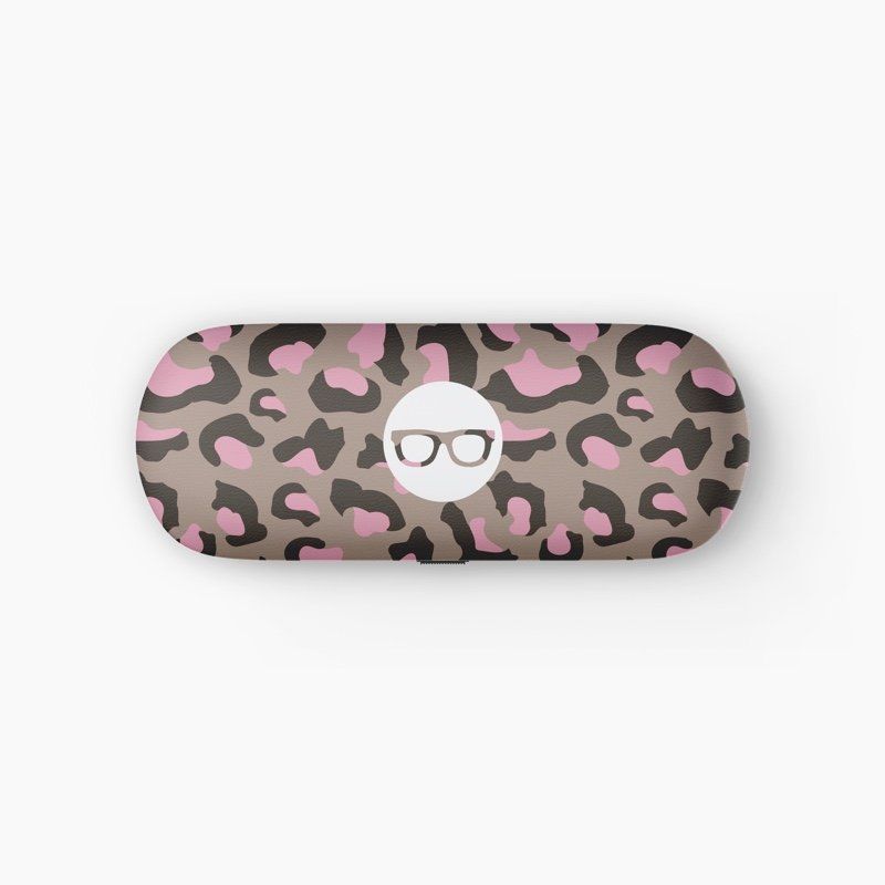 Pink and Grey Leopard Print Case