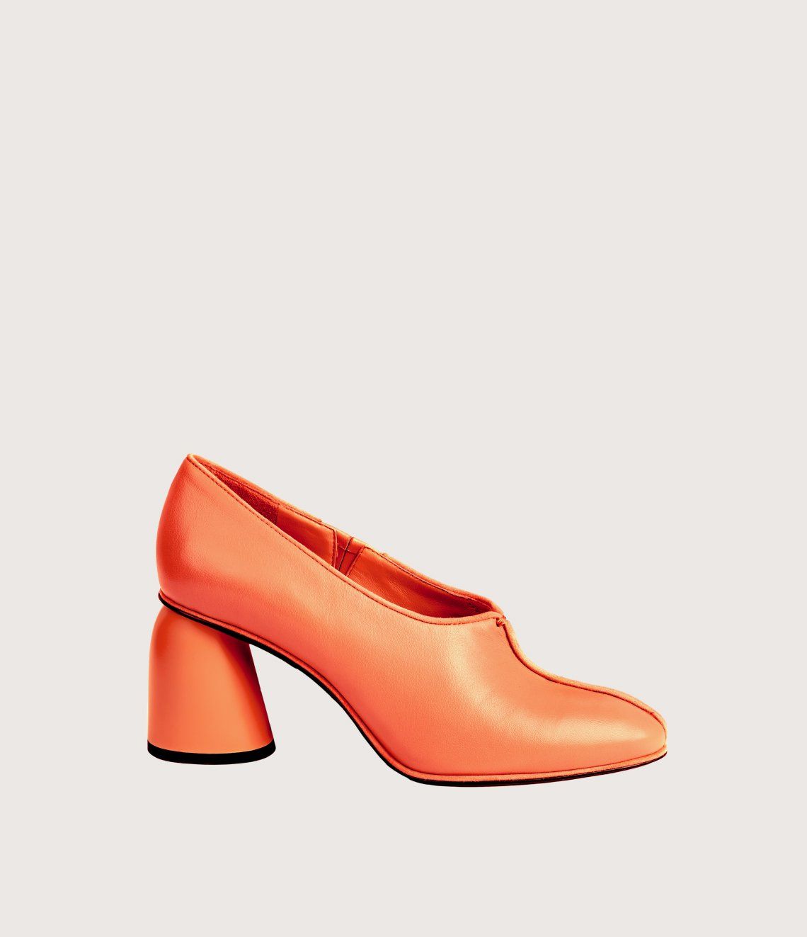 Orange Heels Loafers