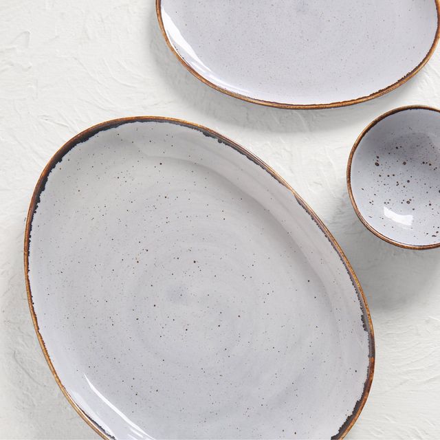 Grey Ceramic plate