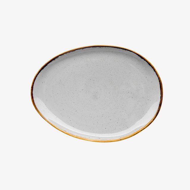 Grey Ceramic plate