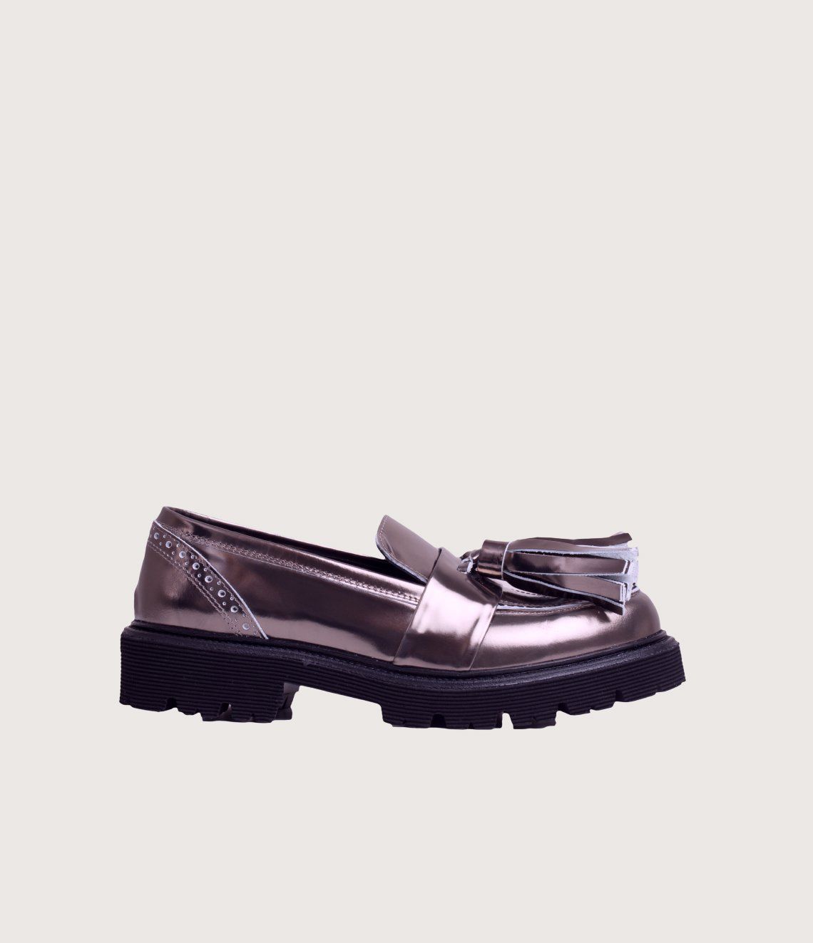 Dark Silver Loafer