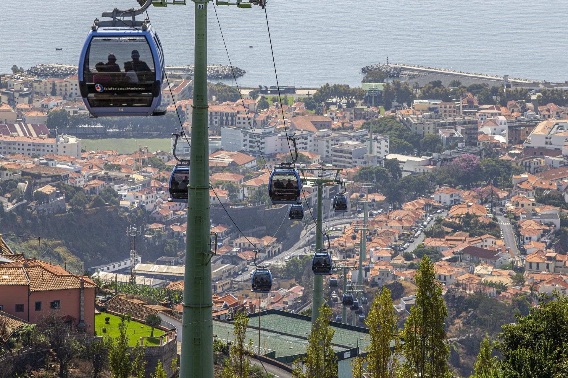 The Funchal Cable Car, Madeira Cable Car, Gondola Lift, Portugal - Madeira Holidays Barter's Travelnet