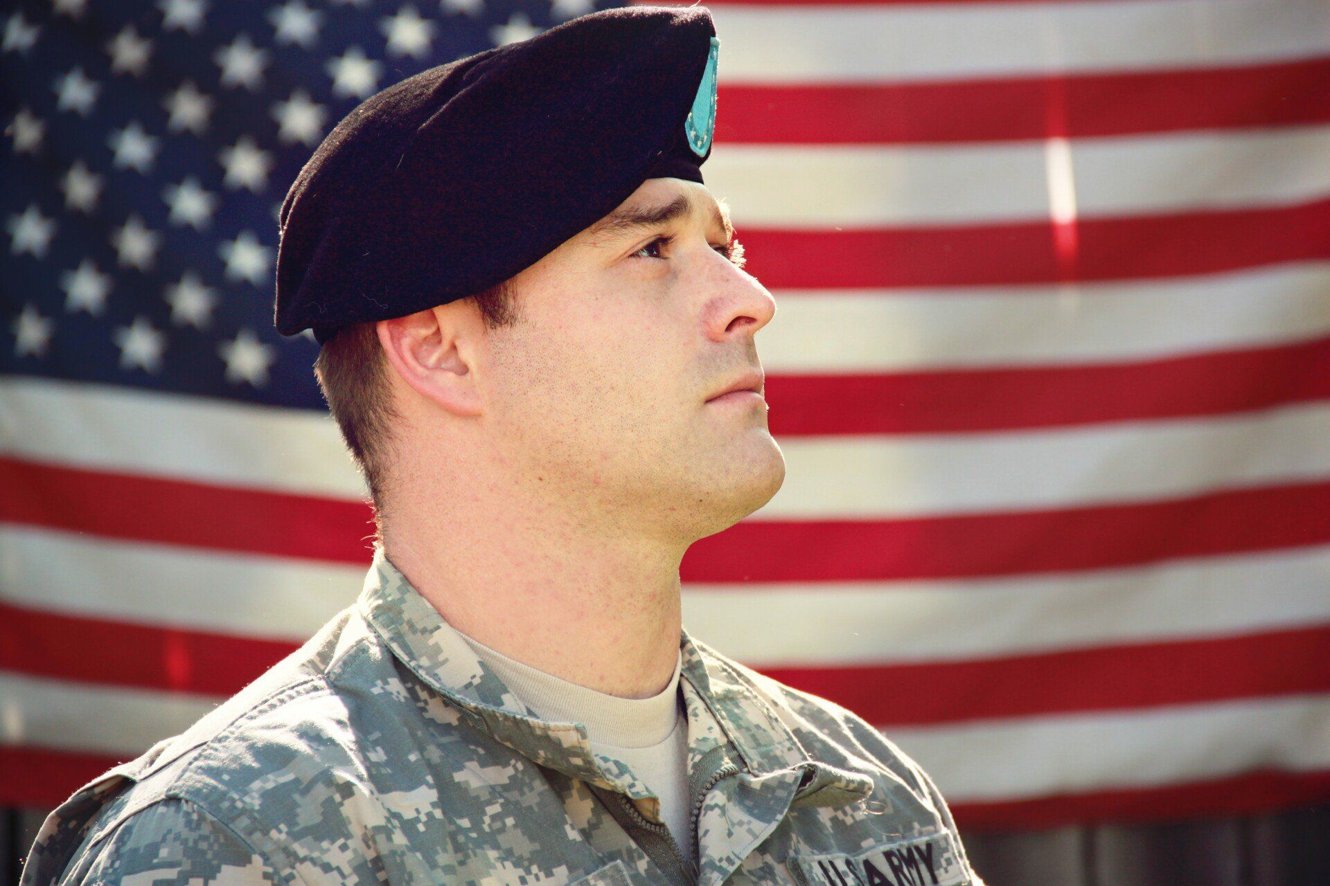 an American soldier