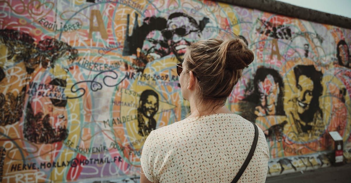 East Side Gallery in Friedrichshain in Berlin