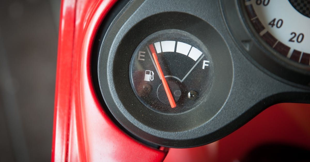 an almost empty fuel meter | Good Honest Mechanic