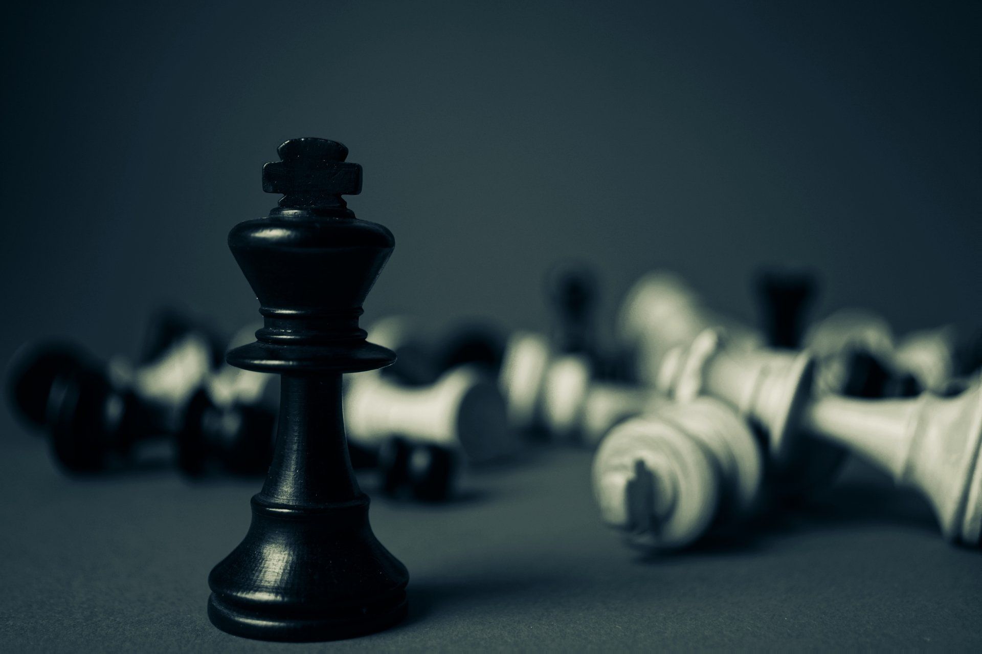 a black and white photo of a chess board