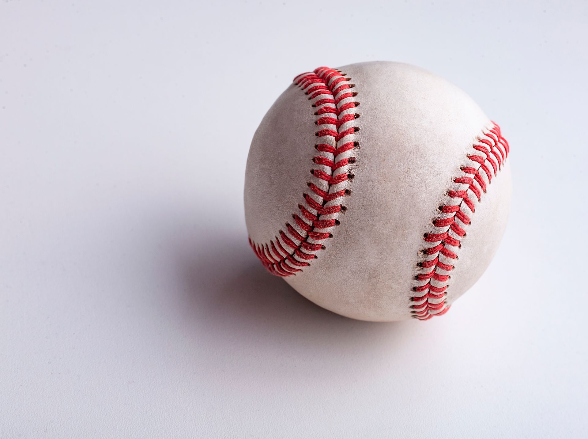 baseball on white background